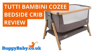 Tutti Bambini Cozee Bedside Crib Review [upl. by Mirielle]