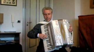 On the Beautiful Blue Danube  Waltz by J Strauss II  Accordion Solo Akkordeon Accordeon Acordeon [upl. by Asus]