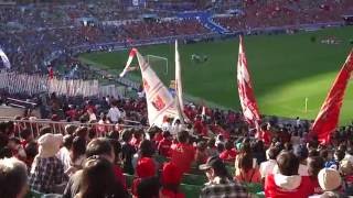 URAWA REDS vs GAMBA OSAKA 大旗大移動 [upl. by Spieler483]