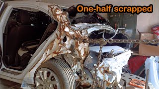 From Wreck to Resurrection Extraordinary Accident Car Restoration a Horrible Recycling Story [upl. by Alliuqahs493]