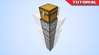 Quick And Easy Minecraft Item Elevators [upl. by Llechtim]