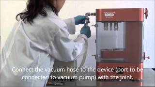 How to connect the vacuum pump（Smart Evaporator C10 Light） [upl. by Pulcheria586]