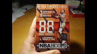 Panini 201819 NBA Hoops Blaster Box Break and Review [upl. by Del]