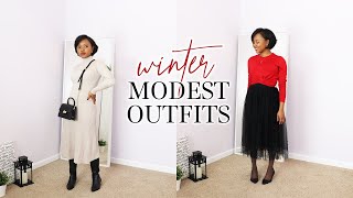 Modest Outfits for Winter 2020  Modest Dress for Women Lookbook [upl. by Ingeberg649]