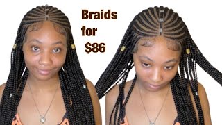 No more sitting in the chair for 30 hours full lace braided wig install [upl. by Rosmunda181]