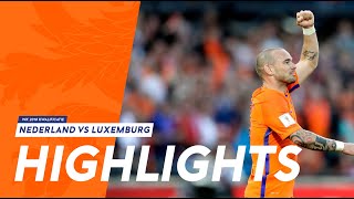 Highlights Nederland  Luxemburg 09062017 WK 2018kwalificatie [upl. by Adnawyt731]