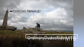 COWLING PINNACLE Mountain Bike downhill sections MTB West Yorkshire [upl. by Edi389]