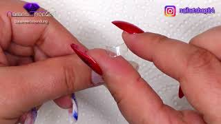 NAGELSCHIENE für KAPUTTE NÄGELFiberglas war gestern nailart gelnails nails nailhacks diy [upl. by Ecyt]