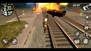 Mission 15  Wrong Side of the Tracks  Walkthrough  GTA San Andreas HD 14 [upl. by Sualokcin]