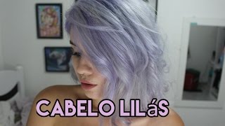 CABELO LILÁS COM VIOLETA GENCIANA  Shiujulianna [upl. by Fredel191]