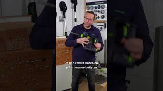 Nieuw De eerste accucombihamer van Festool de KHC 18 Krachtig en veelzijdig  Festool NL [upl. by Ynohtnad]