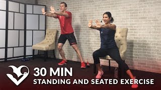 30 Min Exercise for Seniors Older People Elderly  Seated Chair Exercises Senior Workout Routines [upl. by Hsu]