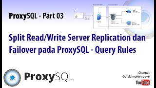 ProxySQL  03 Split Read Write Server Replication dan Failover pada ProxySQL  Query Rules [upl. by Halehs514]