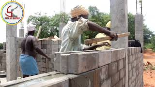 சுலபமான இண்டர்லாக் வீடுகள்Interlocking bricks homeEasy way to Build home in interlocking bricks [upl. by Cully]