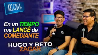 ANÉCDOTA En un TIEMPO me LANCÉ de COMEDIANTE  Hugo y Beto Zagar [upl. by Keener]