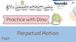 Perpetual Motion  Suzuki violin method vol 01 [upl. by Urbani]