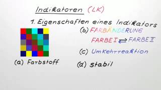 Indikatoren LK  Chemie  Allgemeine und anorganische Chemie [upl. by Kristal]