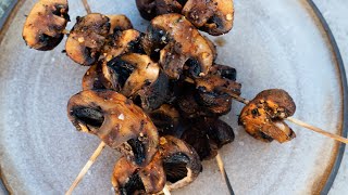 Marinierte Champignons grillen [upl. by Ceil]