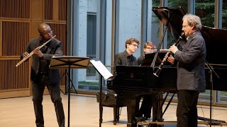 SHOSTAKOVICH Four Waltzes for Flute Clarinet and Piano  ChamberFest Cleveland 2017 [upl. by Balduin399]