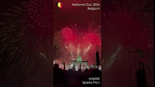 Celebrate Belgium  National Day 2024 Fireworks  Drone  Laser [upl. by Aryahay]