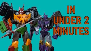 Transformers Legacy Bludgeon and Tarn Review [upl. by Marlee]