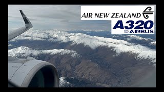 Air New Zealand A320  Melbourne to Queenstown NZ  STUNNING Approach 🇳🇿 Full Flight Report [upl. by Nylidam218]