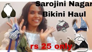 I got trendy bikinis from Sarojini Nagar at just Rs25🤩 sarojininagar bikini sarojininagarhaul [upl. by Orman]