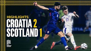 Croatia 21 Scotland  2024 UEFA Nations League Highlights [upl. by Valerie526]