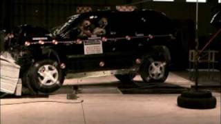 2003 Chevrolet Trailblazer 35 Mph Moderate Overlap Crash Test [upl. by Debarath]