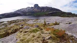 Hike Route Steigtindvatnet Lake in Bodø [upl. by Yentruok]