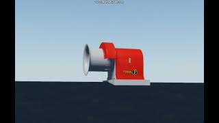 911 tribute Federal Electric Type B single head siren test in roblox studio [upl. by Lyndell283]