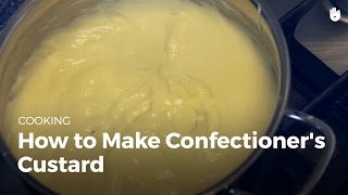 Easy recipe How to make confectioners custard [upl. by Alphonso]