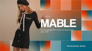 FG Week Live  MABLE [upl. by Ursel]