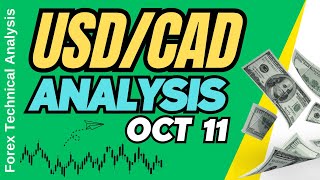 USD CAD Technical Analysis for October 11 2024 [upl. by Ramonda]