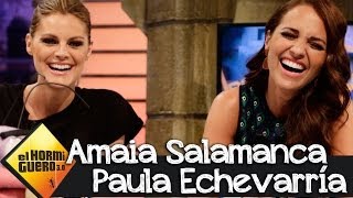 Paula Echevarría y Amaia Salamanca quotEn las redes sociales hay Anistas y Cristinistasquot [upl. by Sihun508]