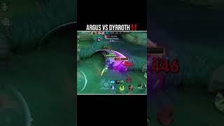 Argus vs dyrroth shorts mobilelegends argus dyrroth mlbb [upl. by Latsyrhc961]