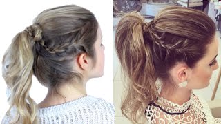 Braided Ponytail  Rabo de Cavalo Entrançado  Penteado mais votado  Alice  Golden Locks [upl. by Evadnee]