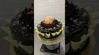 Chocolate Cake Design With Chocolate Garnish Ideas youtubeshorts cake like video subscribe [upl. by Aloisius262]