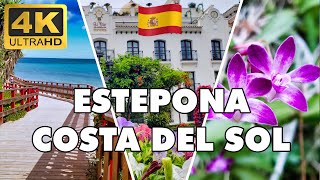 Estepona Walking Tour 4k Travel Guide Things to do ►🌞 Costa del Sol Spain ► [upl. by Sirrot]