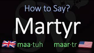 How to Pronounce Martyr  Meaning amp Pronunciation [upl. by Ateuqal]