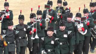 SOUNDING RETREAT 2022  The Massed Bands and Bugles of the Rifles [upl. by Cinom932]