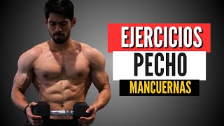 LOS MEJORES EJERCICIOS PARA PECHO CON MANCUERNAS [upl. by Bora]