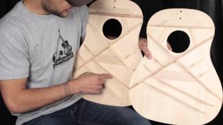 Gibson Acoustic Bracing Pattern Overview [upl. by Leopoldine186]