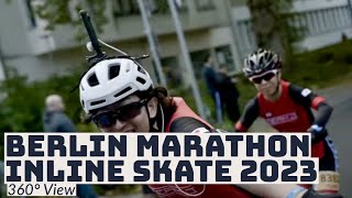 360° view Berlin Marathon Inline Skates 2023 Start block D [upl. by Jerri506]