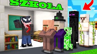 OTWORZYŁEM SZKOŁĘ DLA MOBÓW W MINECRAFT wow [upl. by Kwon]