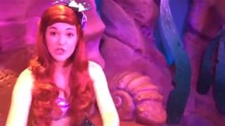 Meeting Princess Ariel in her Grotto at Magic Kingdom Disney World [upl. by Damiano]