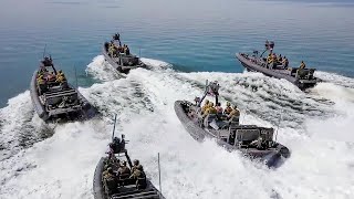 US Navy Special Training to Chase amp Capture Illegal Boats at Sea [upl. by Schiffman89]