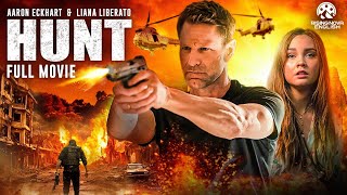 HUNT  Hollywood Action Movie In English With Subtitles  Aaron Eckhart Liana Liberato  Free Movie [upl. by Nallaf]