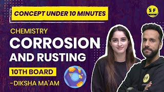 Corrosion and Rusting Concept under 10 Min with Diksha Maam  Science and fun [upl. by Mellicent]