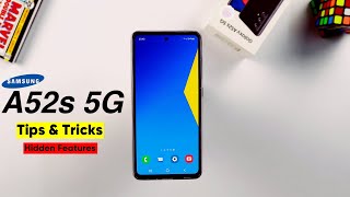 Samsung Galaxy A52s 5G Tips and Tricks  Hidden Features [upl. by Artenahs]